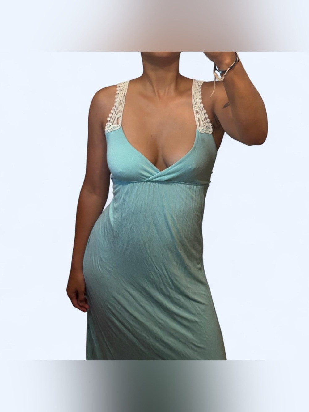 Mermaid Blue Lace Maxi Dress by Rue 21!